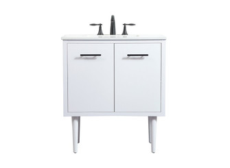 Cyrus Single Bathroom Vanity in White (173|VF48030MWH)