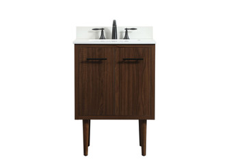 Cyrus Single Bathroom Vanity in Walnut (173|VF48024MWTBS)