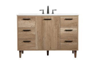 Baldwin Single Bathroom Vanity in natural oak (173|VF47048NT)