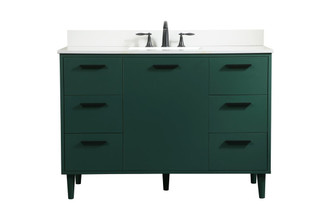 Baldwin Vanity Sink Set in Green (173|VF47048MGNBS)
