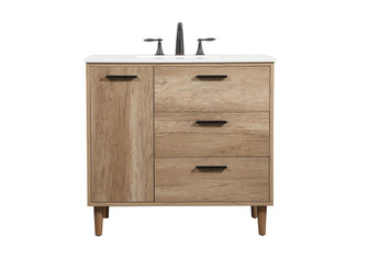 Baldwin Single Bathroom Vanity in natural oak (173|VF47036NT)