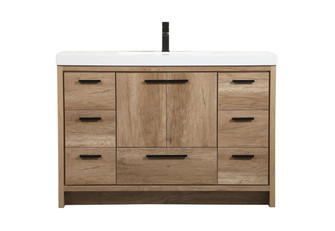 Wyatt Single Bathroom Vanity in Natural Oak (173|VF46048NT)