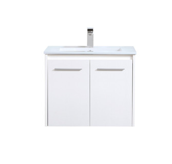 Rasina Single Bathroom Floating Vanity in White (173|VF44024WH)