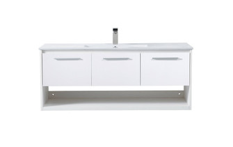 Kasper Single Bathroom Floating Vanity in White (173|VF43048WH)