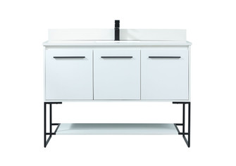 Sloane Vanity Sink Set in White (173|VF42548MWHBS)