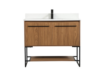 Sloane Single Bathroom Vanity in Walnut Brown (173|VF42540WBBS)