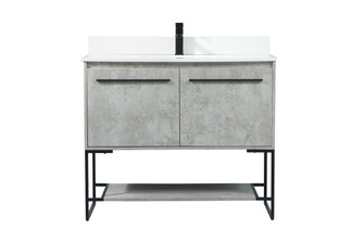 Sloane Vanity Sink Set in Concrete Grey (173|VF42540MCGBS)