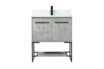 Sloane Vanity Sink Set in Concrete Grey (173|VF42530MCGBS)