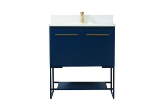 Sloane Vanity Sink Set in Blue (173|VF42530MBLBS)