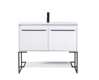 Gerard Single Bathroom Vanity in White (173|VF42040WH)