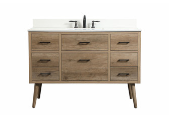 Boise Single Bathroom Vanity in natural oak (173|VF41048NTBS)