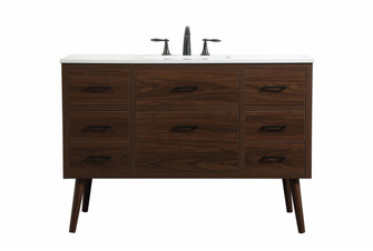 Boise Single Bathroom Vanity in Walnut (173|VF41048MWT)