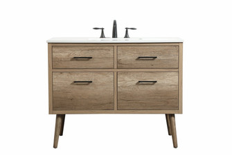 Boise Single Bathroom Vanity in Natural Oak (173|VF41042NT)