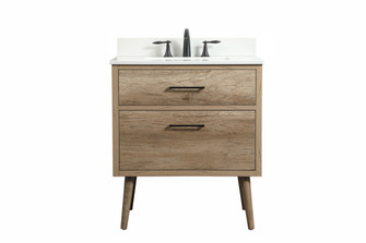 Boise Single Bathroom Vanity in Natural Oak (173|VF41030NTBS)