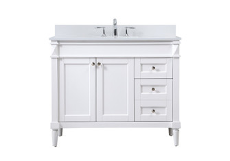 Bennett Single Bathroom Vanity in white (173|VF31842WHBS)
