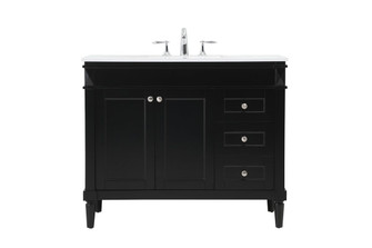 Bennett Single Bathroom Vanity in Black (173|VF31842BK)