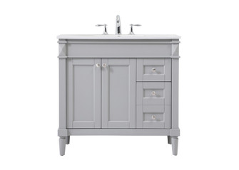 Bennett Single Bathroom Vanity in grey (173|VF31836GR)