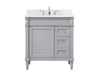 Bennett Single Bathroom Vanity in Grey (173|VF31832GRBS)