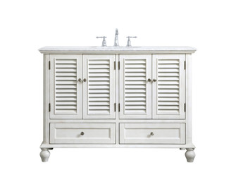 Rhodes Single Bathroom Vanity in antique white (173|VF30548AW)