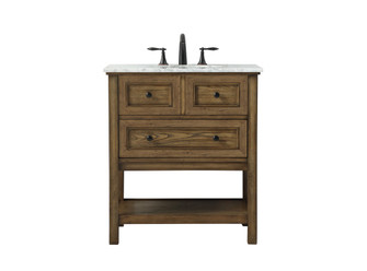 Metropolis Single Bathroom Vanity in driftwood (173|VF27030DW)