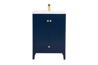 Aqua Bathroom Vanity in Blue (173|VF2001BL)