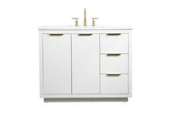 Blake Vanity Sink Set in White (173|VF19442WH)