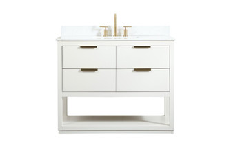 Larkin Vanity Sink Set in white (173|VF19242WHBS)