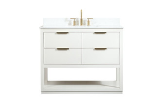 Larkin Vanity Sink Set in White (173|VF19242WHBS)