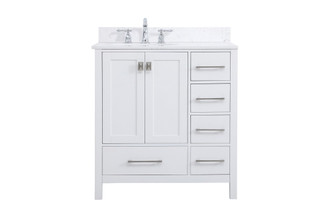 Irene Bathroom Vanity Set in White (173|VF18832WHBS)