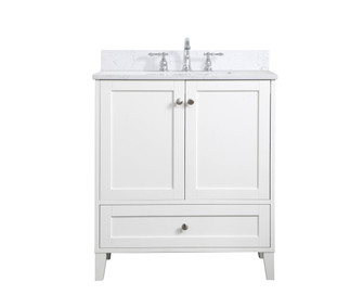 Sommerville Bathroom Vanity Set in White (173|VF18030WHBS)