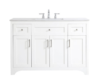 moore Single Bathroom Vanity in White (173|VF17048WH)