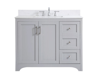 Moore Bathroom Vanity Set in Grey (173|VF17042GRBS)