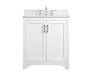 Moore Bathroom Vanity Set in White (173|VF17030WHBS)