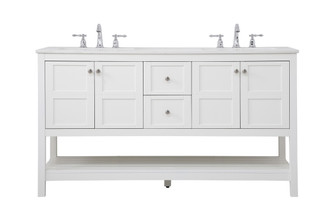 Theo Single Bathroom Vanity in White (173|VF16460DWH)