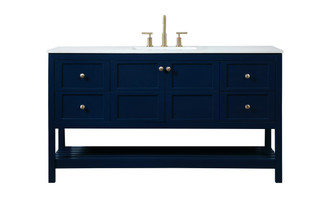 Theo Vanity Sink Set in blue (173|VF16460BL)
