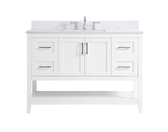 Aubrey Bathroom Vanity Set in White (173|VF16048WHBS)