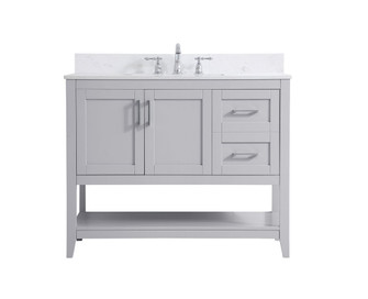 Aubrey Bathroom Vanity Set in Grey (173|VF16042GRBS)