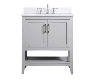 Aubrey Bathroom Vanity Set in Grey (173|VF16030GRBS)