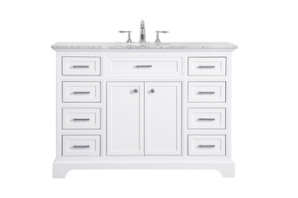 Americana Single Bathroom Vanity Set in white (173|VF15048WH)