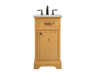Americana Single Bathroom Vanity in natural wood (173|VF15019NW)