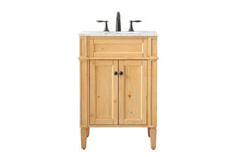 Park Avenue Single Bathroom Vanity in Natural Wood (173|VF12524NW)