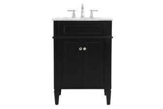 Park Avenue Bathroom Vanity Set in Black (173|VF12524BK) Park Avenue Bathroom Vanity Set in Black (173|VF12524BK)