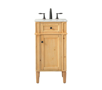 Park Avenue Single Bathroom Vanity in natural wood (173|VF12518NW)