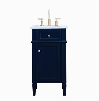 Park Avenue Single Bathroom Vanity in blue (173|VF12518BL)