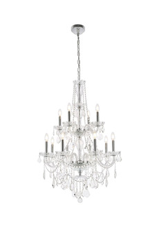 Giselle 12 Light Chandelier in Chrome (173|V7890D28CRC)