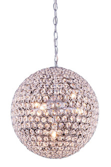 Cabaret Five Light Pendant in Chrome (173|V2102D14CRC)