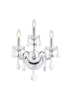 St. Francis Three Light Wall Sconce in Chrome (173|V2015W3CRC)