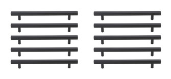 Dior Bar Pull Multipack (set of 10) in Matte Black (173|PL4027MB10PK)