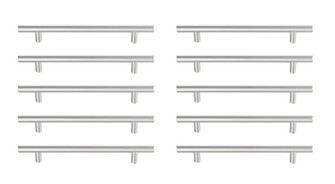 Quinn Bar Pull Multipack (set of 10) in Brushed Nickel (173|PL4006NK10PK)