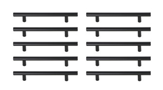 Quinn Bar Pull Multipack (set of 10) in Matte Black (173|PL4005MB10PK)